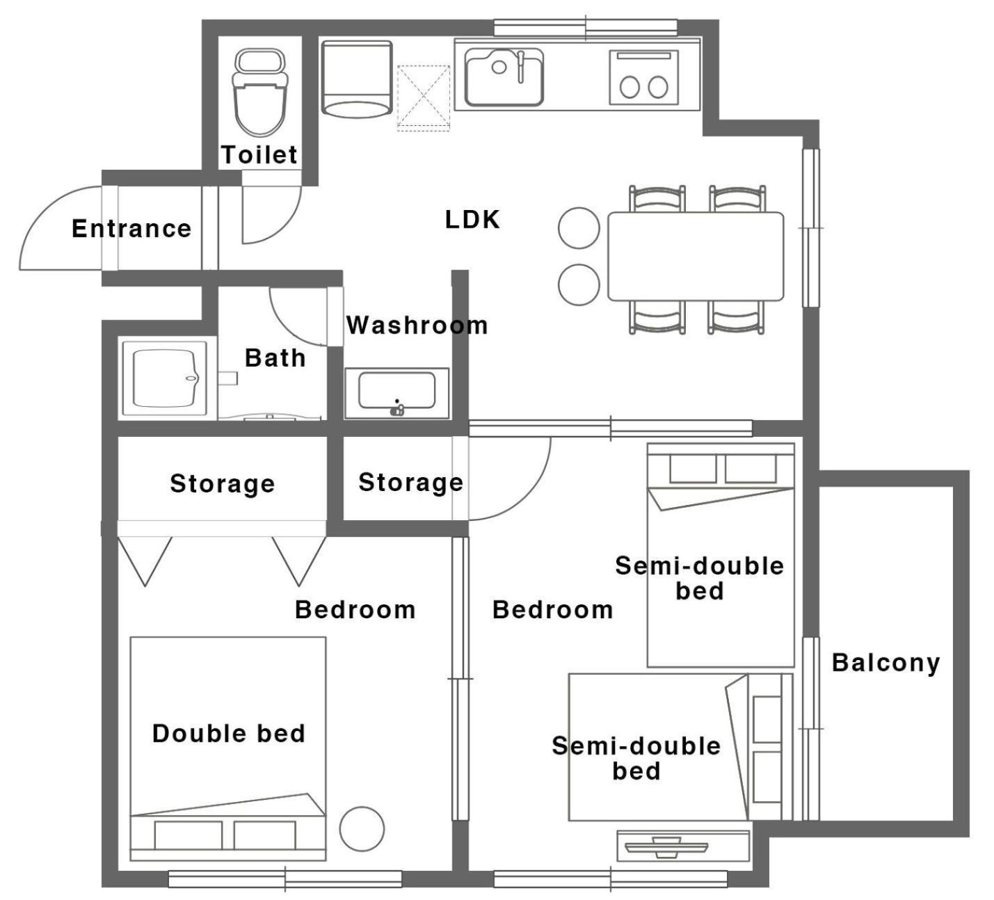 Appartement Tsukimura Building *